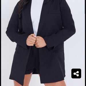 Petite oversized blazer